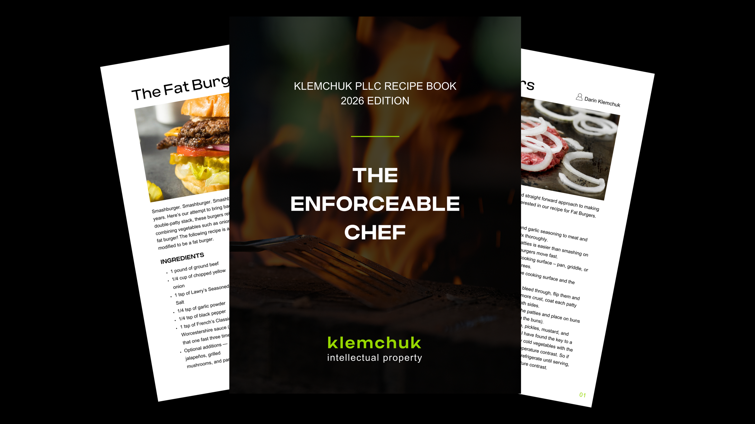 The 2026 Klemchuk Recipe Book: "The Enforceable Chef"