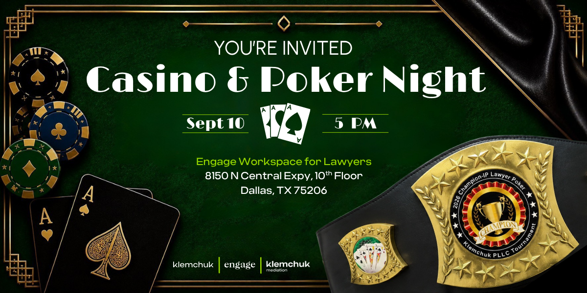 Klemchuk's Casino &amp; Poker Night Returns — Save Your Seat at the Table 