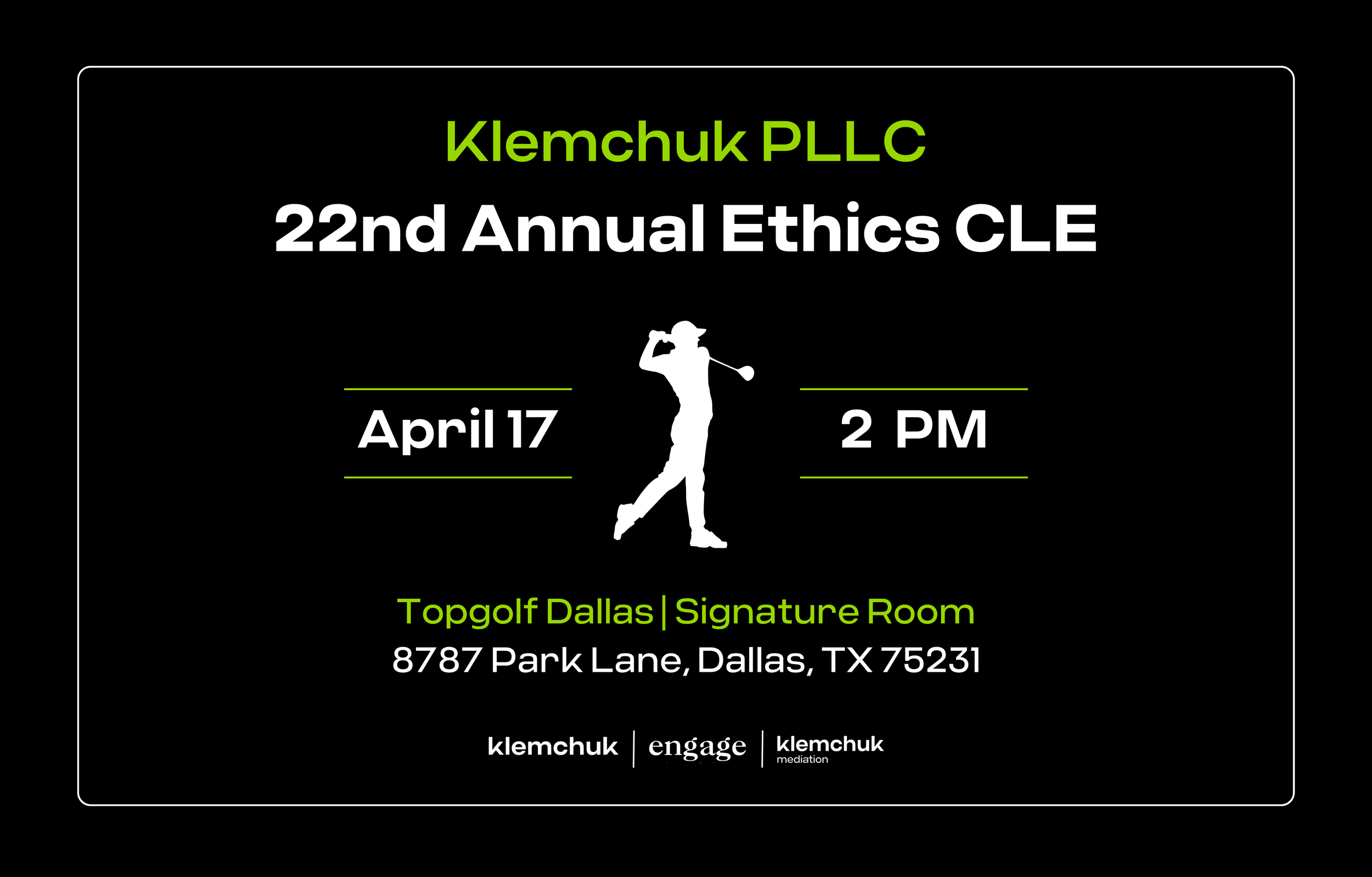 Klemchuk PLLC Hosts 22nd Annual Ethics CLE Event