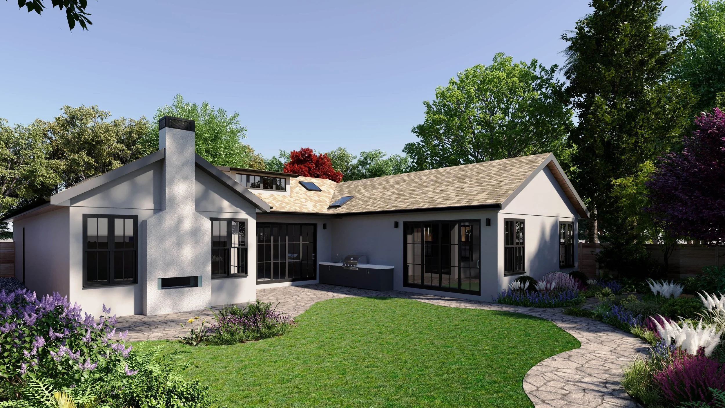 Tiburon, Bel Aire neighborhood - new construction