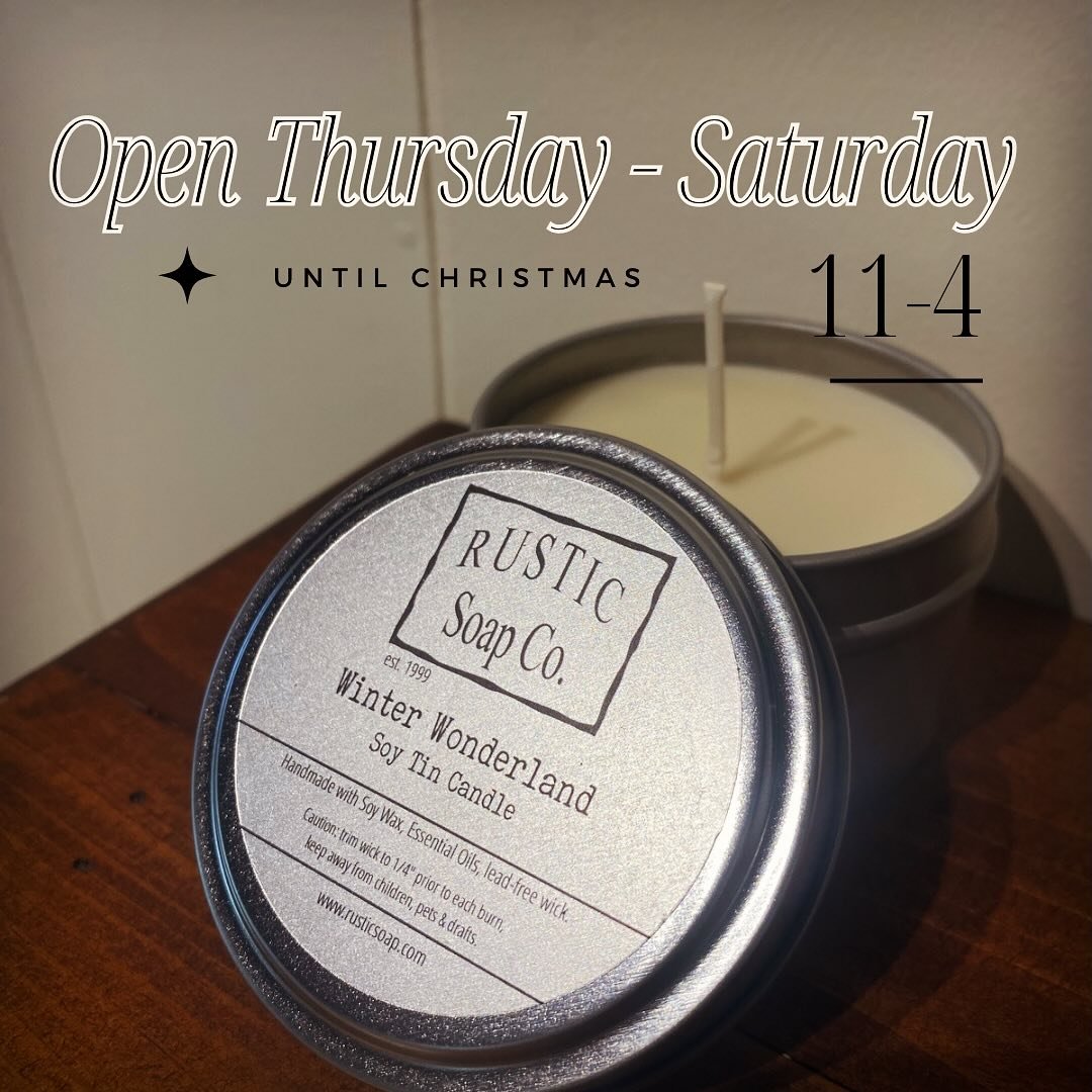 ❄️Until Christmas, the Soap Shack will be open Thursday - Saturday 11-4❄️
#sharechilliwack #shoplocal #chilliwacksmallbusiness #handmadesoap
@tourismchilliwack @thefraservalley