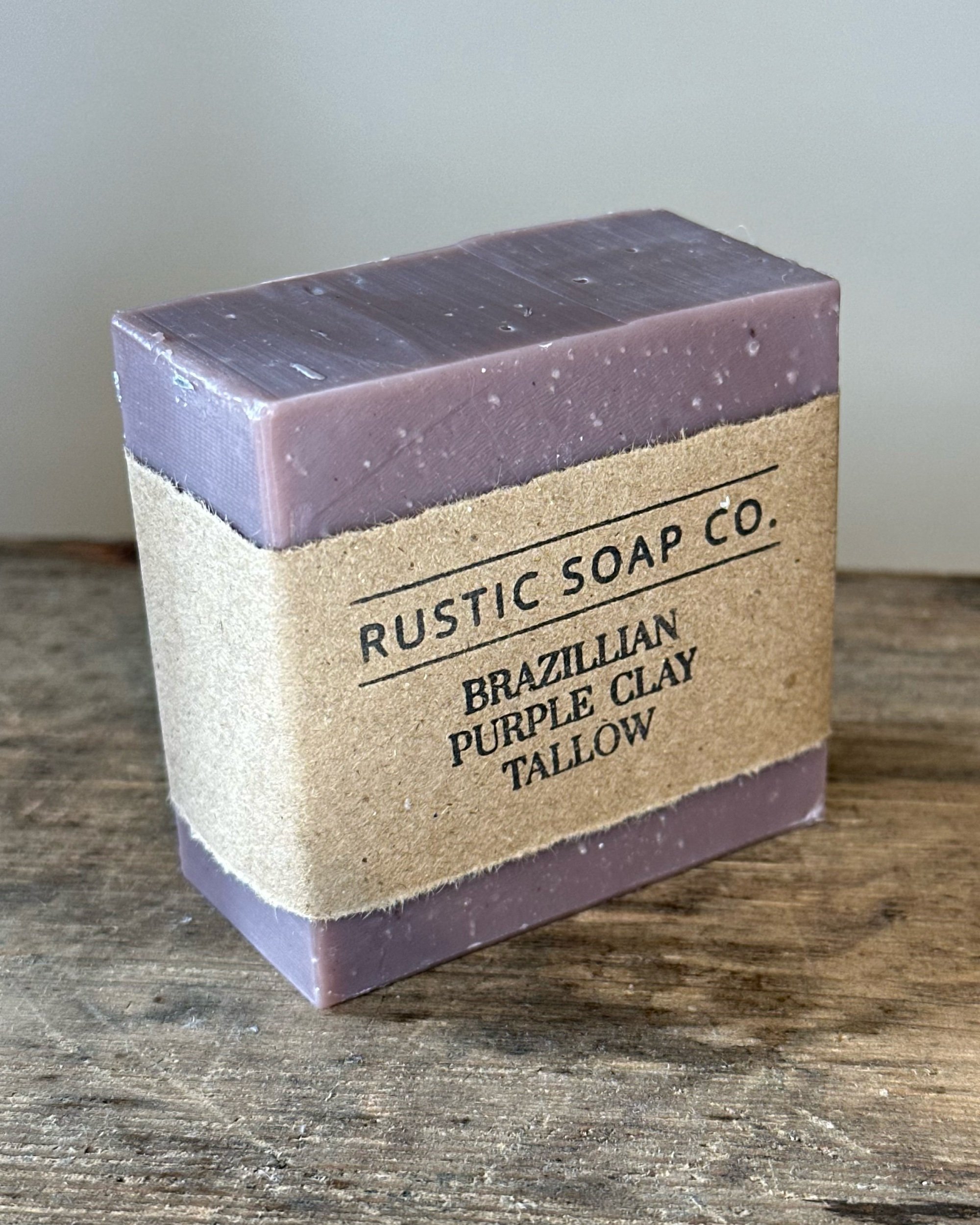 Brazilian Purple Clay Tallow Soap