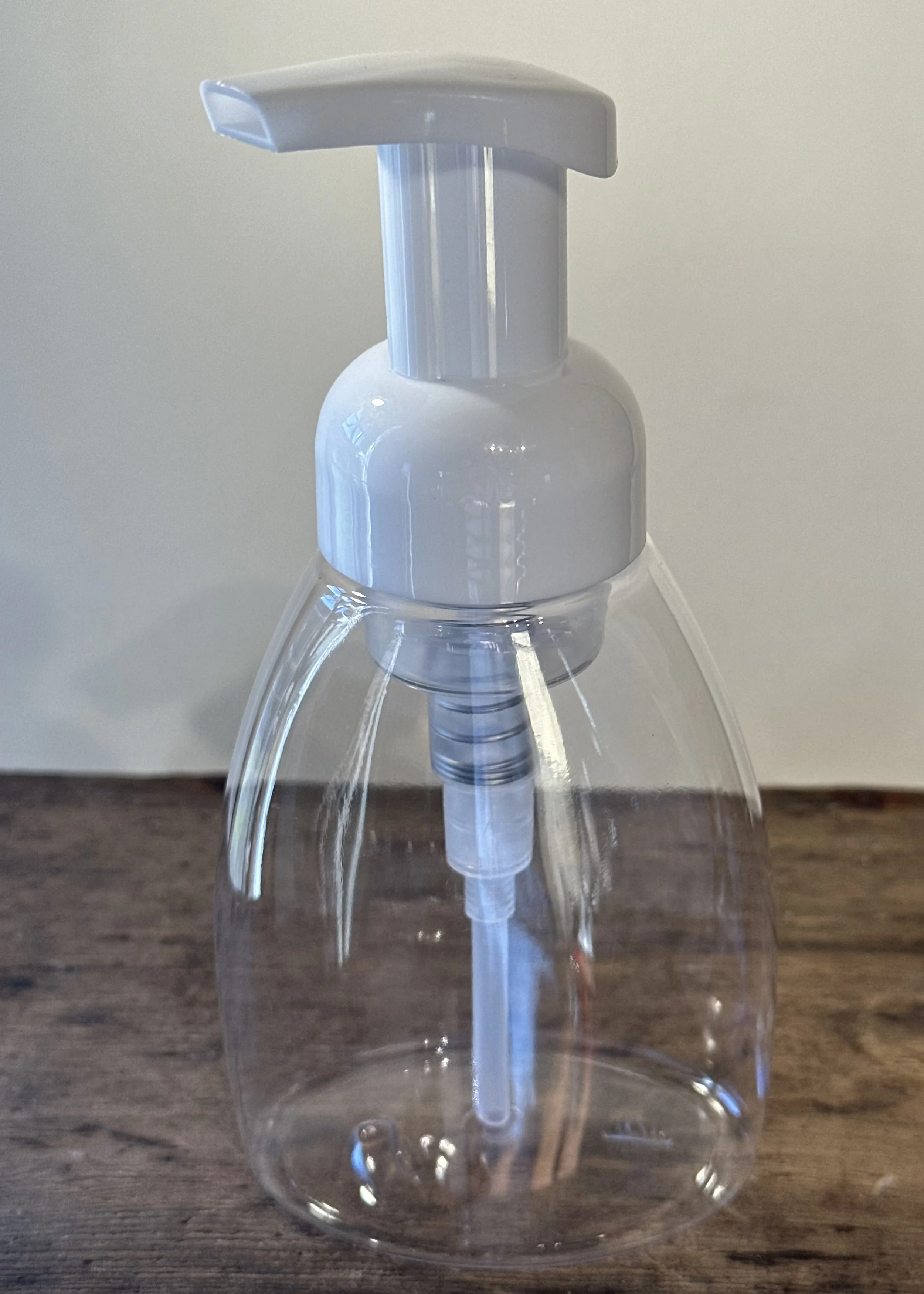 Foamer Bottle -Clear/White