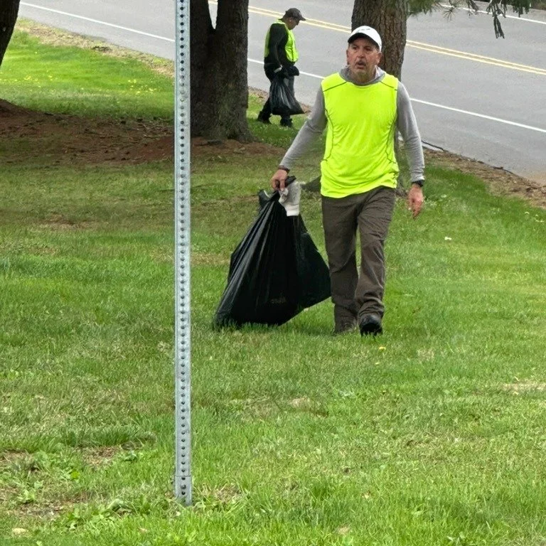 KOC council 15590 Volunteered to clean up the roadway as part of Adopt a highway litter control community