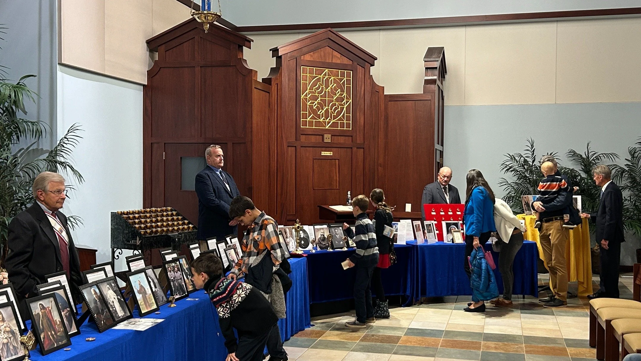 Knights of Columbus Council 15590 Honor Guard for the Saints Alive event at Our Lady of Guadalupe Parish on November 2, 2025.