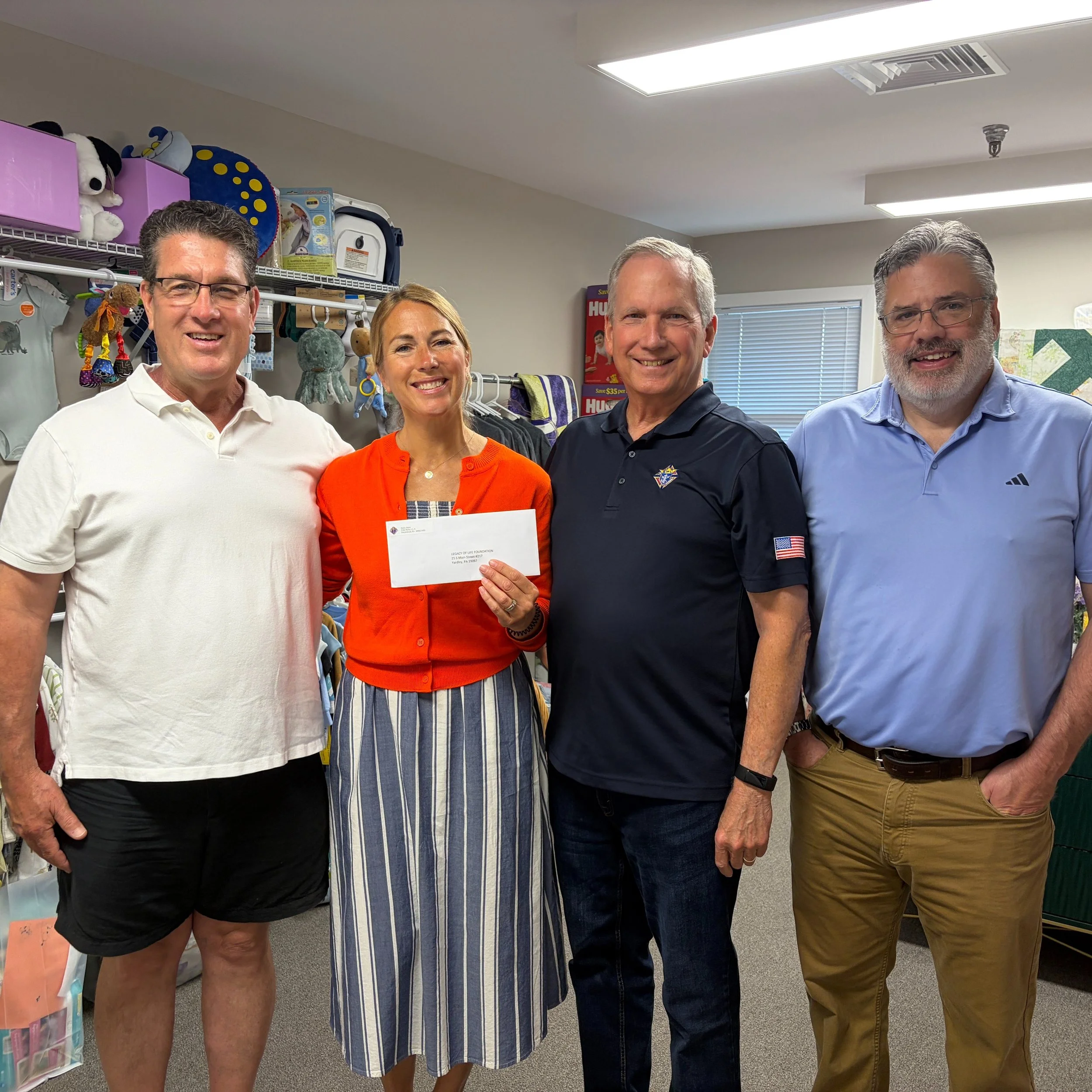 Council 15598 presented a donation to Legacy Of Life Foundation.