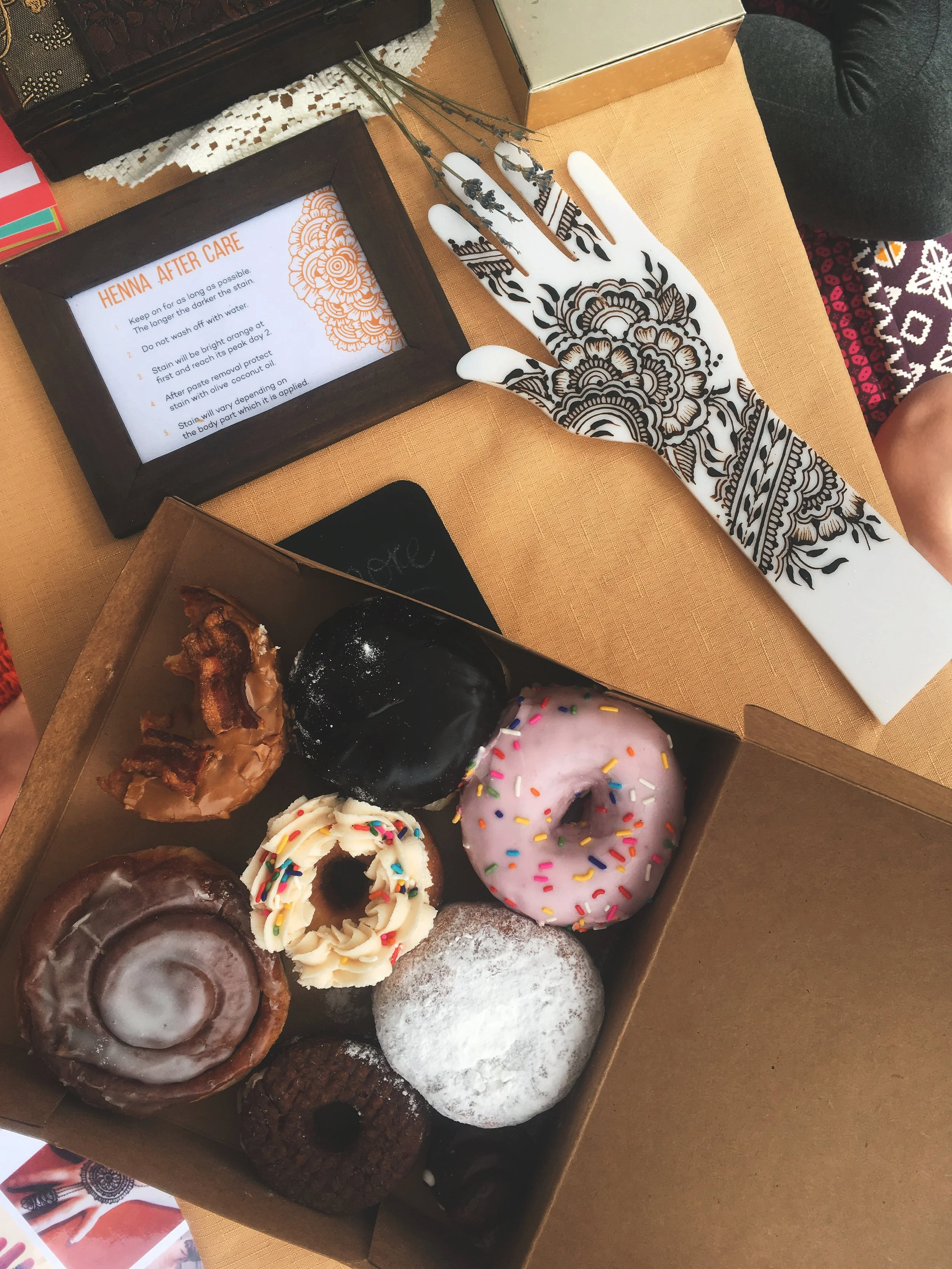  Can't forget the donuts... 