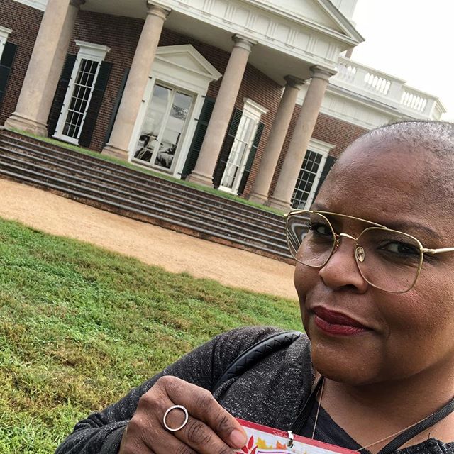 Hello @tjmonticello good to be back in my college @uva town @charlottesvilleva and learn more about Chef James Hemings...whether we like it or not, it&rsquo;s our history and important to know. #cheflife