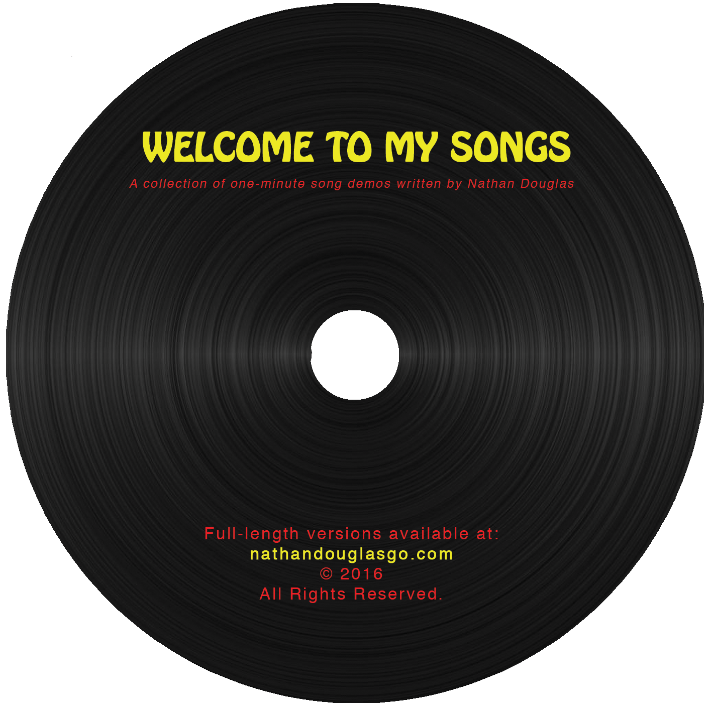 Welcome to My Songs