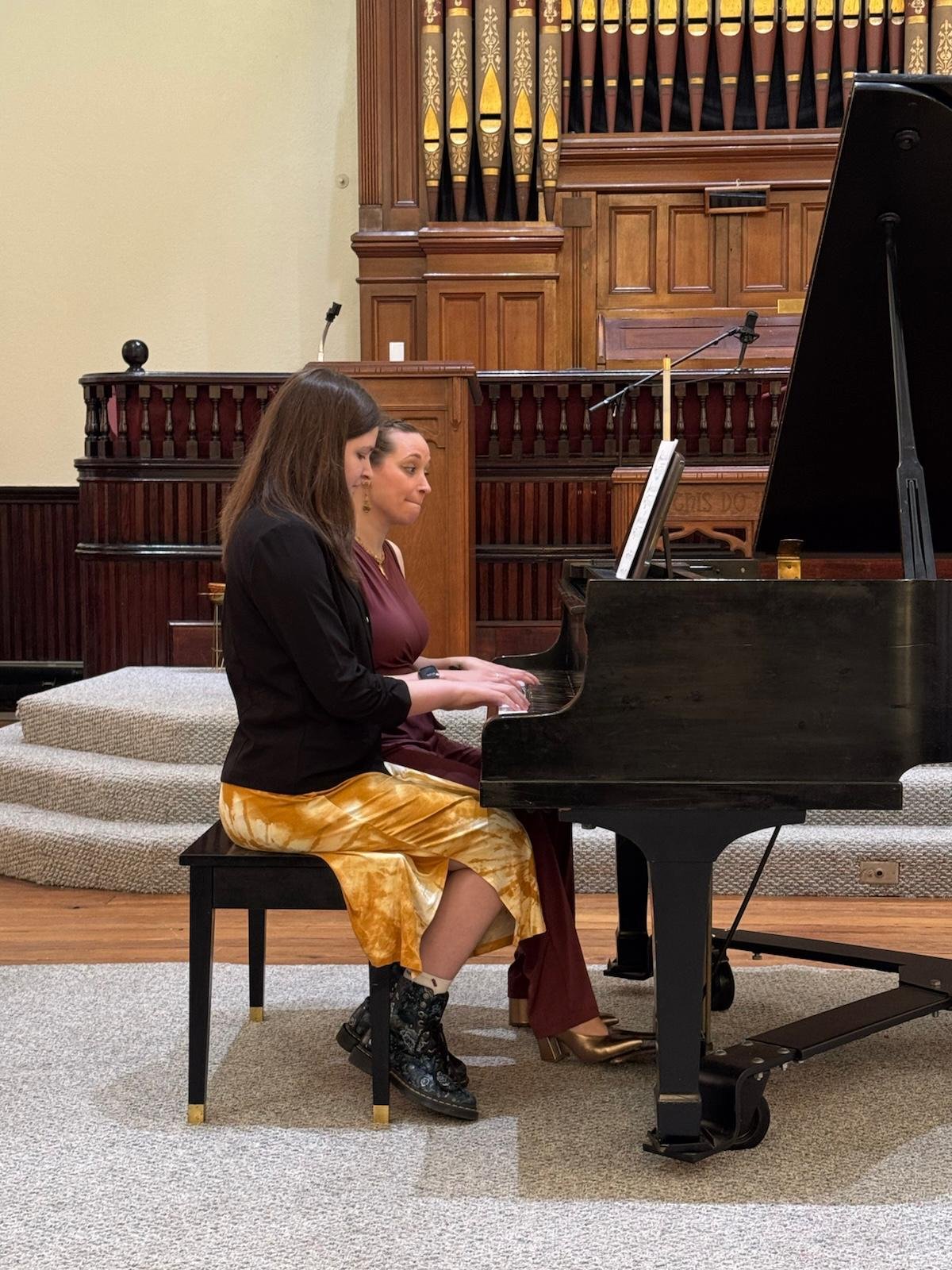 Maya & Ms. Juliana play a duet