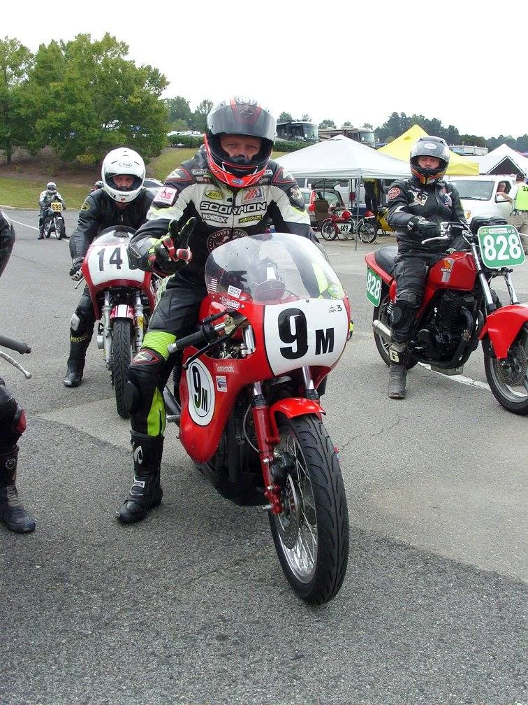 Mark Heckles Scouse Mouse. - 2015 Motoamerica Superstock 1000 Championship. Third Overall 2014 5 Expert Championships, CCS Atlantic Championship 2013 CCS Atlantic Championship. Multiple wins and podiums 2006 Aintree Clubmans Championship. Multiple wins 2004 British Superstock Championship. 2003 British Superbike Championship. 2002 World Superbike Championship. 2001 European Superstock Championship. Finished 3rd in Championship. 2000 British 250 Aprilia Challenge. 1999 British Supersport Championship. 1997-1998 Club Championships TZR125 & RS125 1996 British Superteen challenge. 1994-95 Two-time British Mini Moto Champion with Polini. 