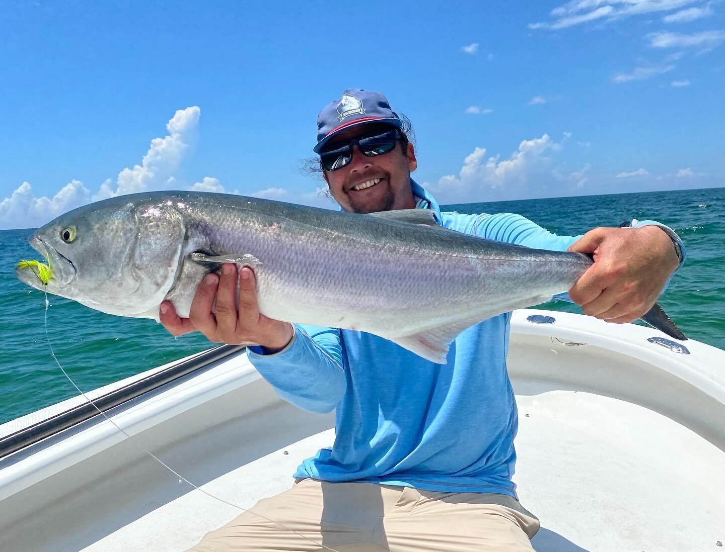 We caught alot of fish in July, but the coolest would have to be these big blues.