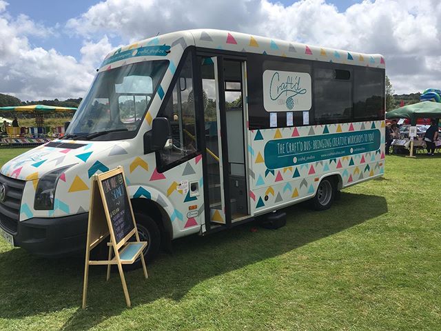 Phew such a fun day on the bus! We were slime making non stop at the Bodiam family fun day, so many visitors to the Craft&rsquo;d bus ☺️☺️ and I didn&rsquo;t take a single photo of the action 🙈🙈 Thanks to everyone who visited! 💜💜