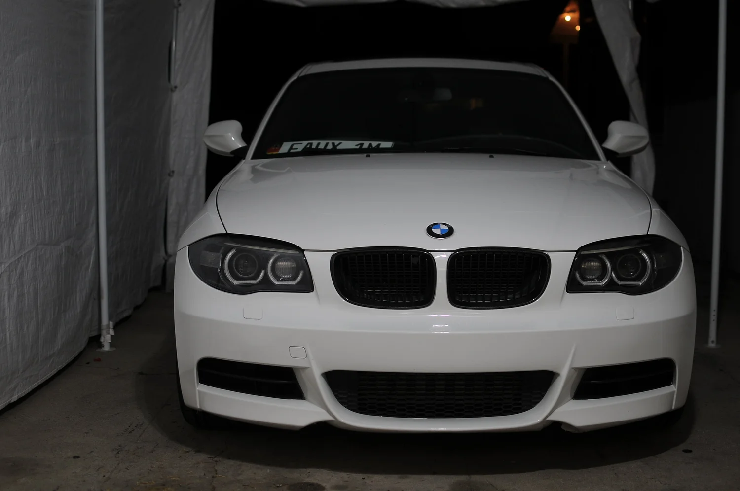 BMW 135i (e82) - White — Evil Headlights | Custom Retrofitting