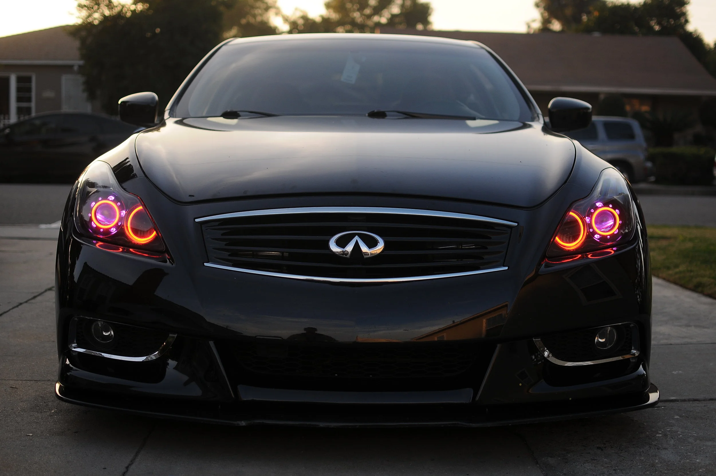 Infiniti G37 IPL Black — Evil Headlights Custom Retrofitting