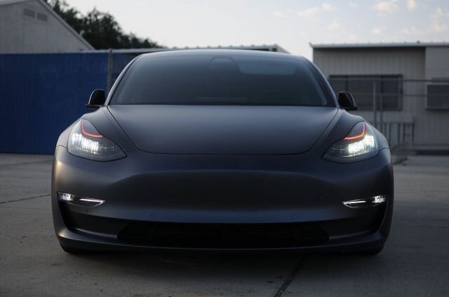 The #Model3 headlights are on and locked in. The prototype set has been installed for our good friend @stealth_model3 and looks KILLER! Fog lights are coming up next!
Tag a friend in need of some #EvilHeadlights for their Model 3 😈🔥 #tesla