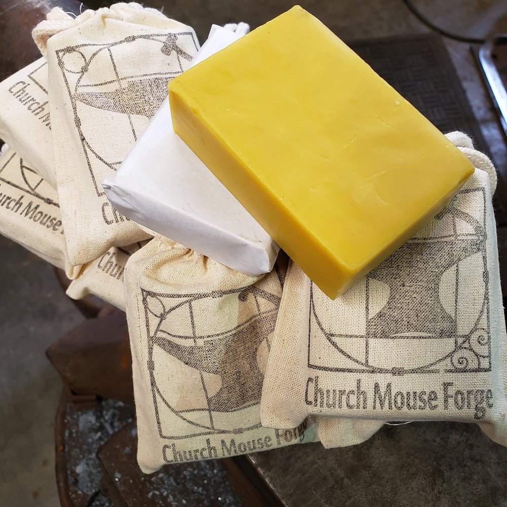 Blacksmith's Finishing Wax - Essential Blacksmith Tools — Church Mouse Forge