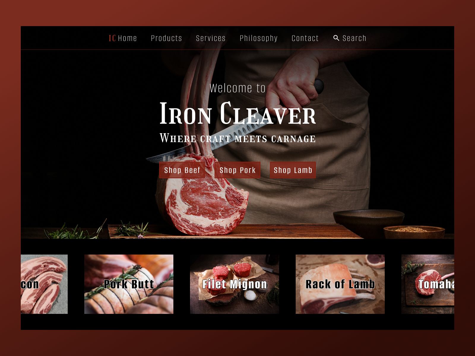053 Header Navigation - Dribbble Shot.png