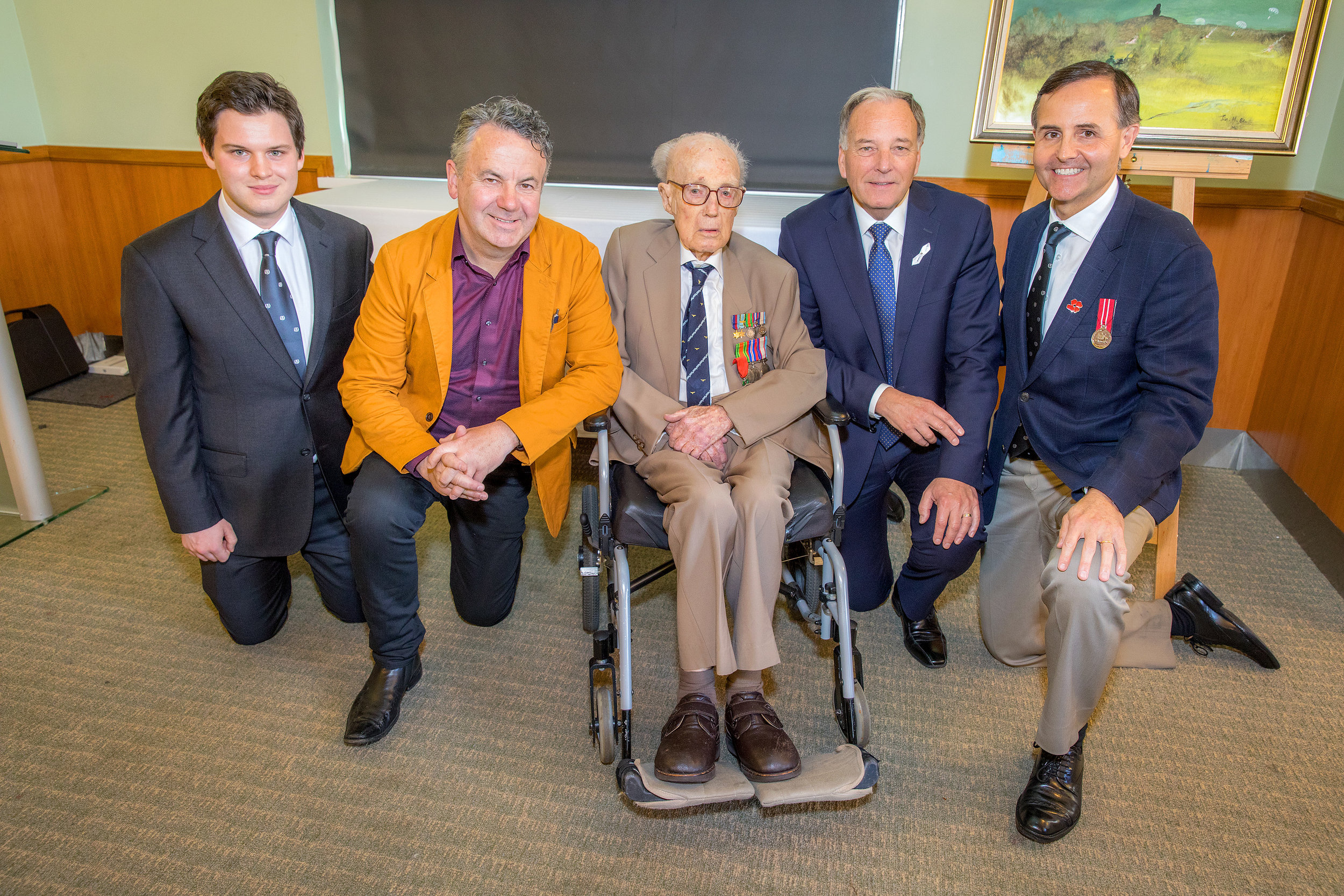 Alex Lloyd, Michael Veitch, Barney Greatrex, John Weeks and Angus Hordern.