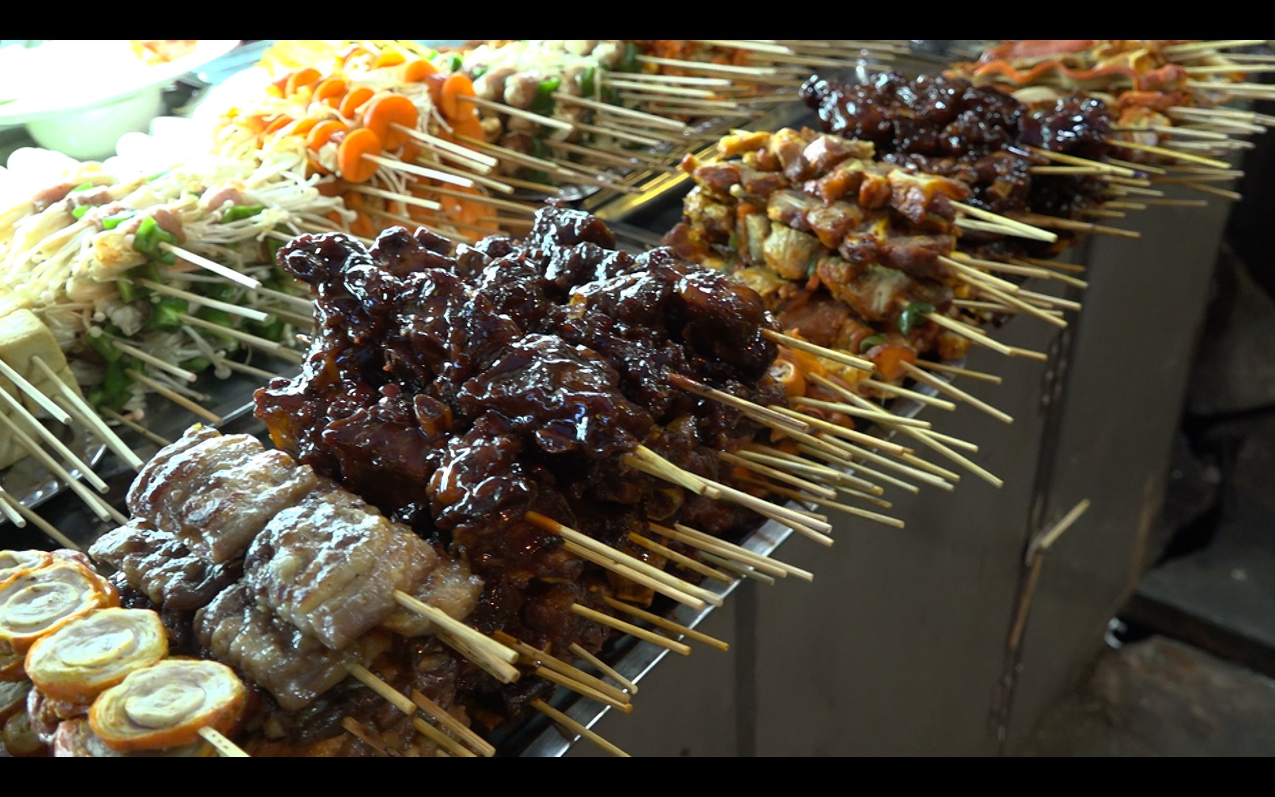 Copy of Yangon evening street food: China town barbecue
