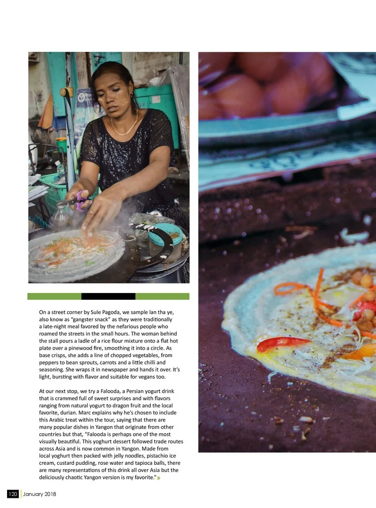 Yangon Myanmar/Rangoon Burma Street food walking tours