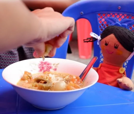 Nilar from Hla Day on a Sa Ba Street Food Tour