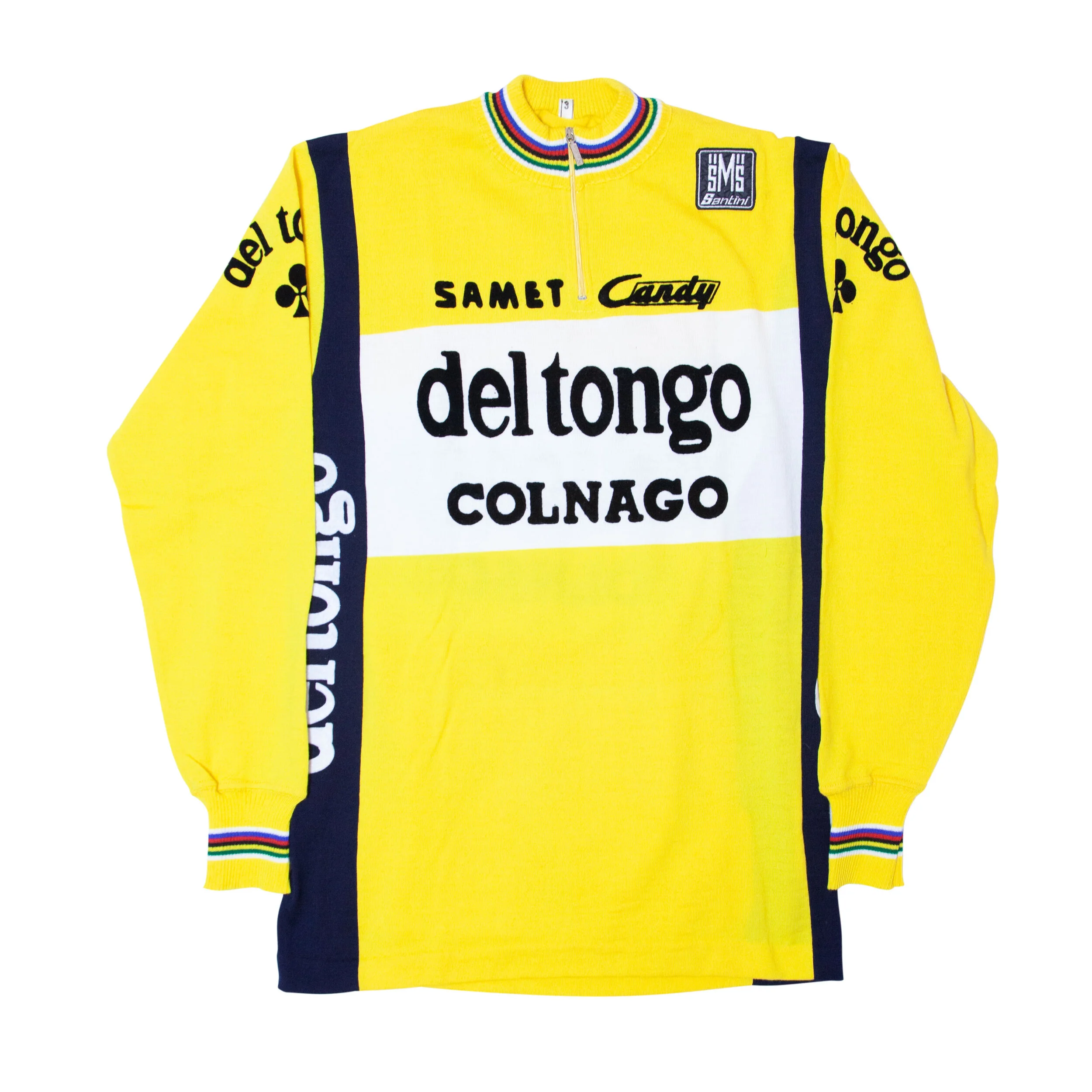 Eroica Du Tongo Colnago Maillot Vélo Cyclisme Vintage 70'S 80% Laine