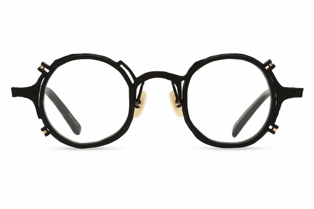 Masahiro Maruyama MM-0083 Mat Black / Black — Wink eyewear
