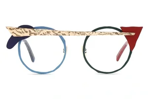Mimano 84 様用 Masahiro Maruyama MM-0094 Light blue / Green / Gold — Wink eyewear