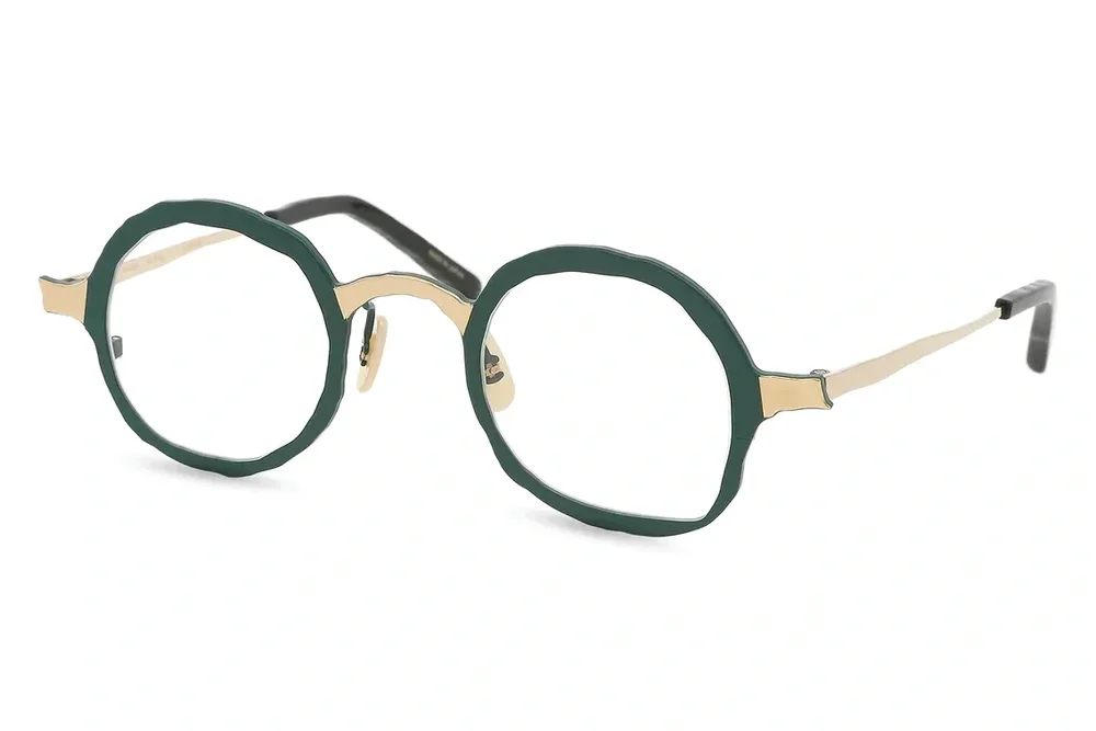 Masahiro Maruyama MM-0084 Green / Gold — Wink eyewear