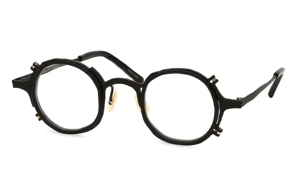 Masahiro Maruyama MM-0083 Mat Black / Black — Wink eyewear