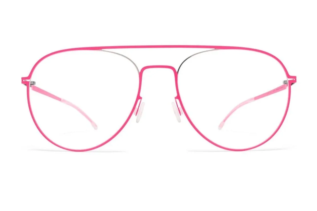 Mykita Lite Eero Silver/Neon Pink