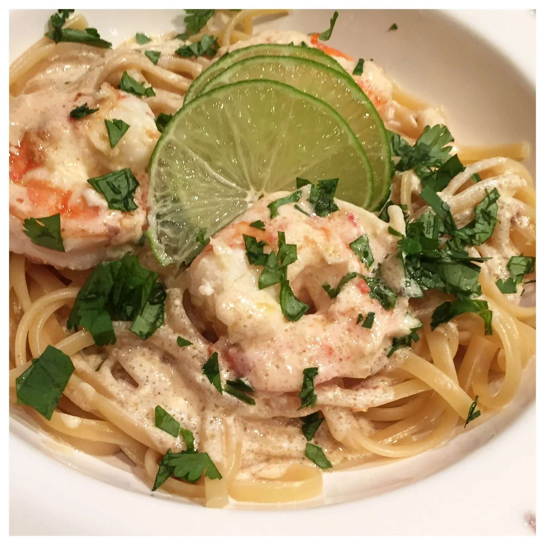 Coconut Shrimp Fettucini
