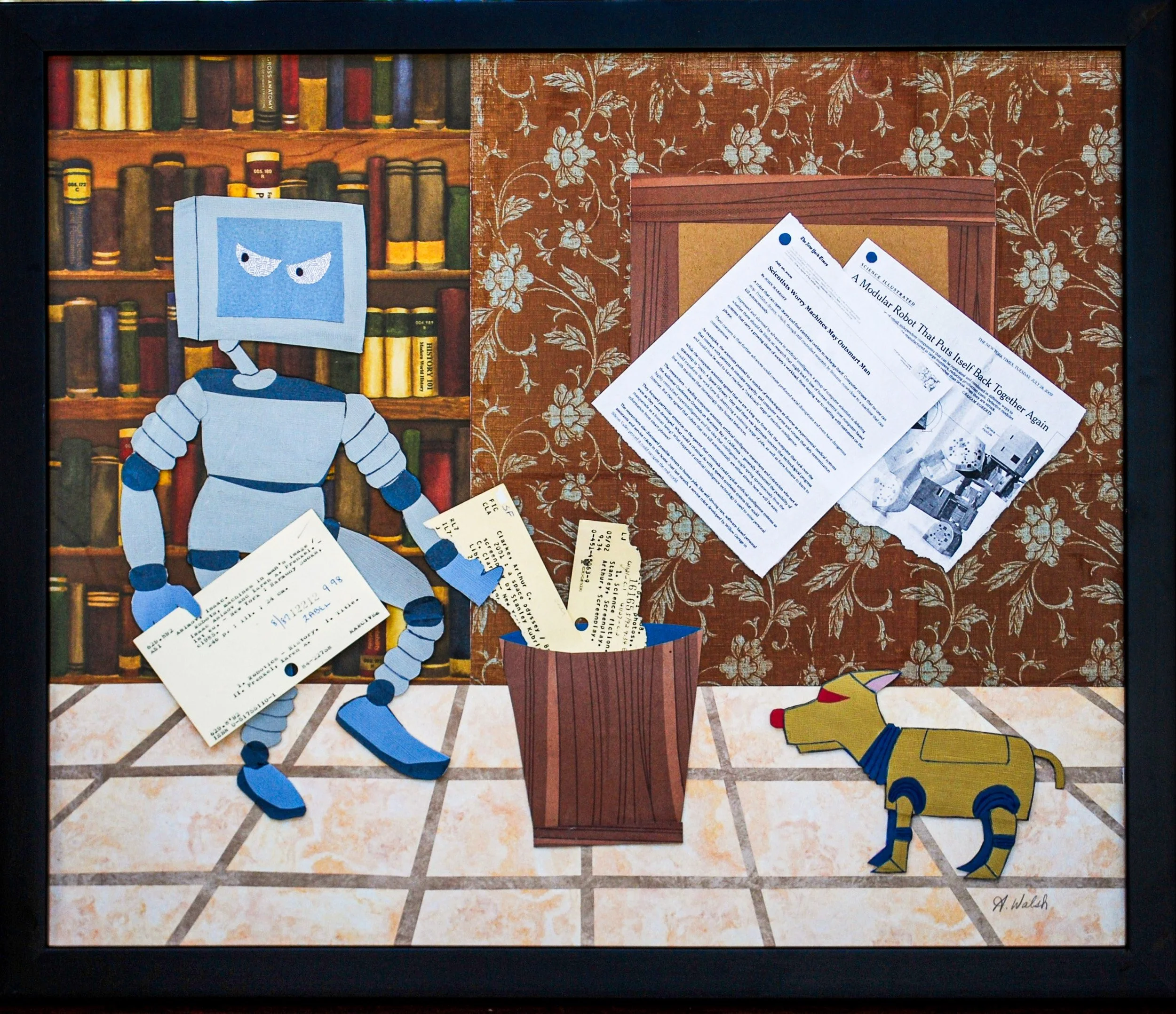 The Singularity, paper collage