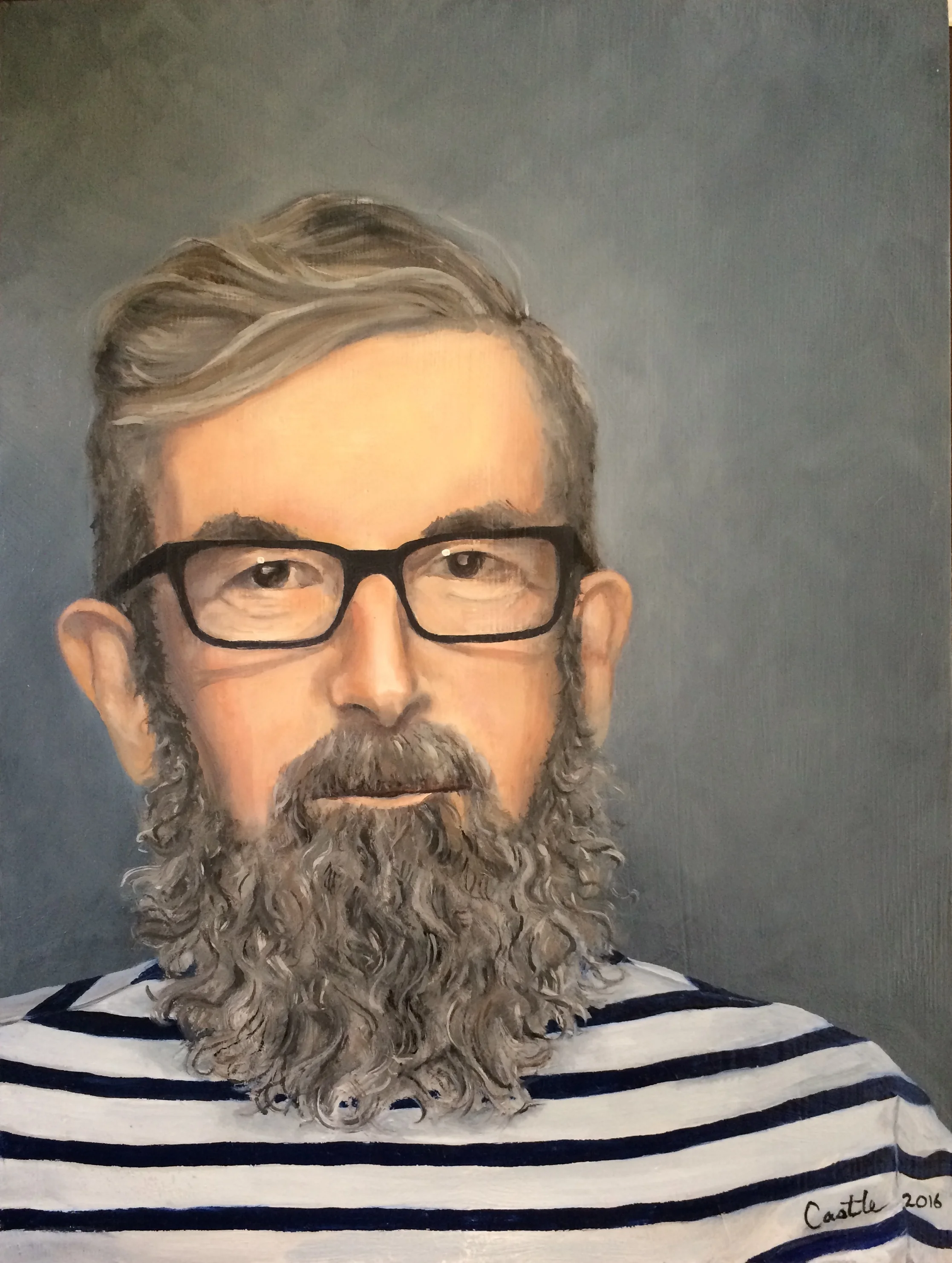 Les is More, Oil on Panel, 12x16, Private Collection