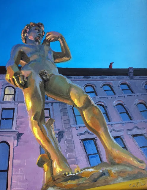 David 21c, Oil on Panel, 11x14