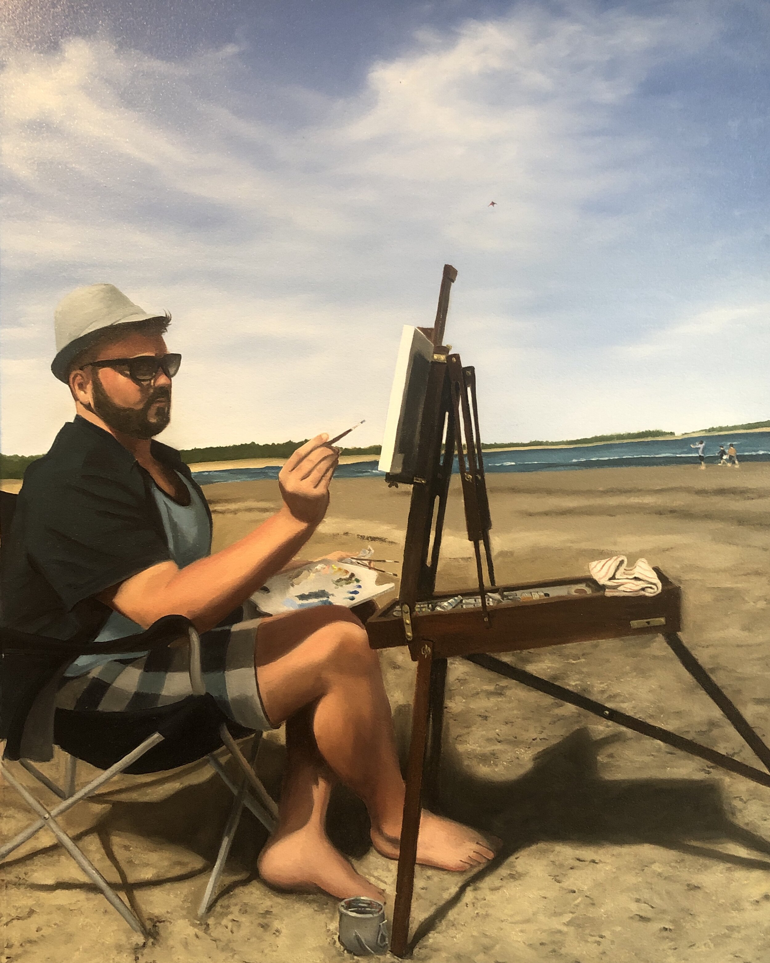 Popham Plein Air, Oil on Arches Huile paper, 16 x 20