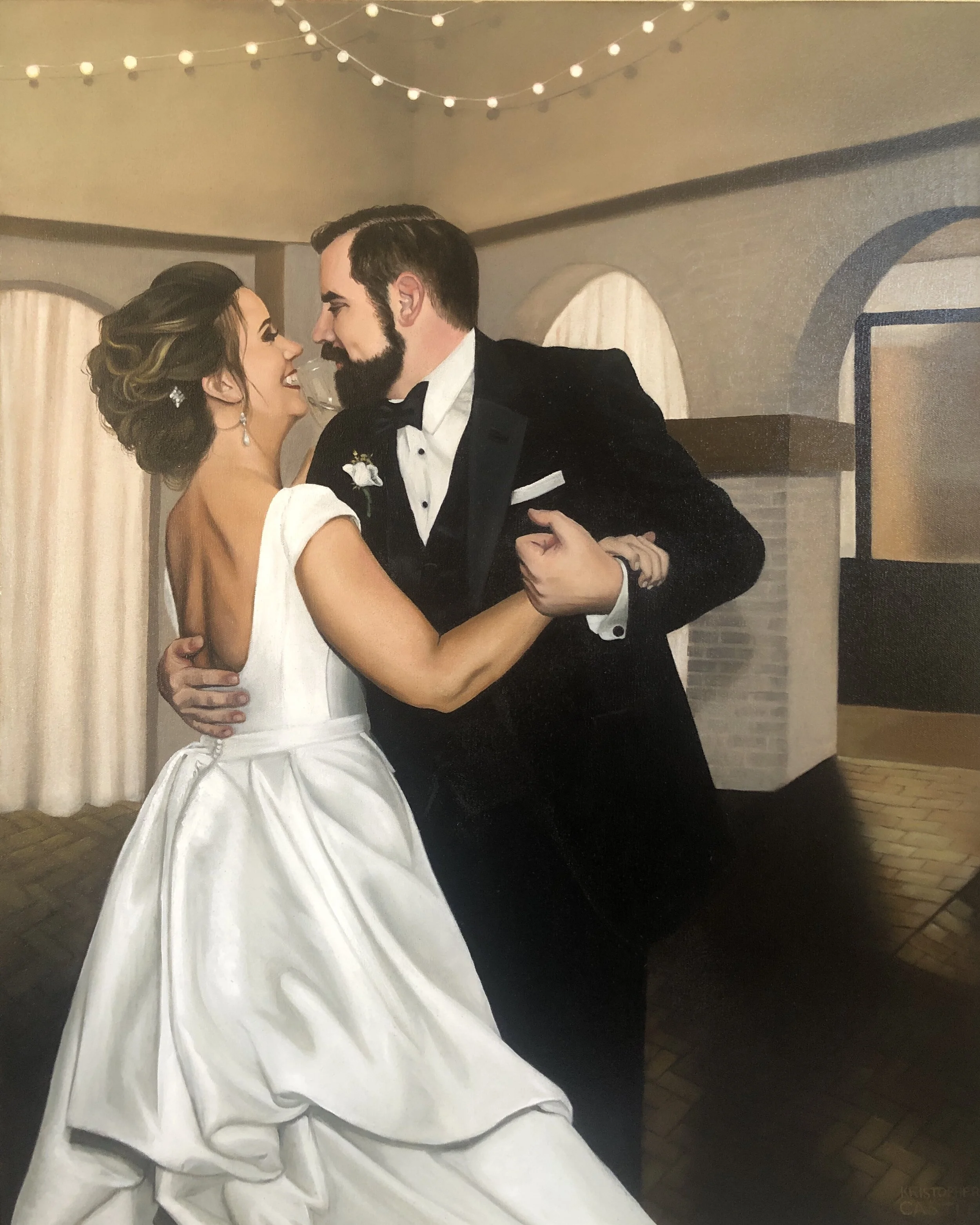 Carried Away, Oil on canvas, 24 x 30, Commission, Private collection