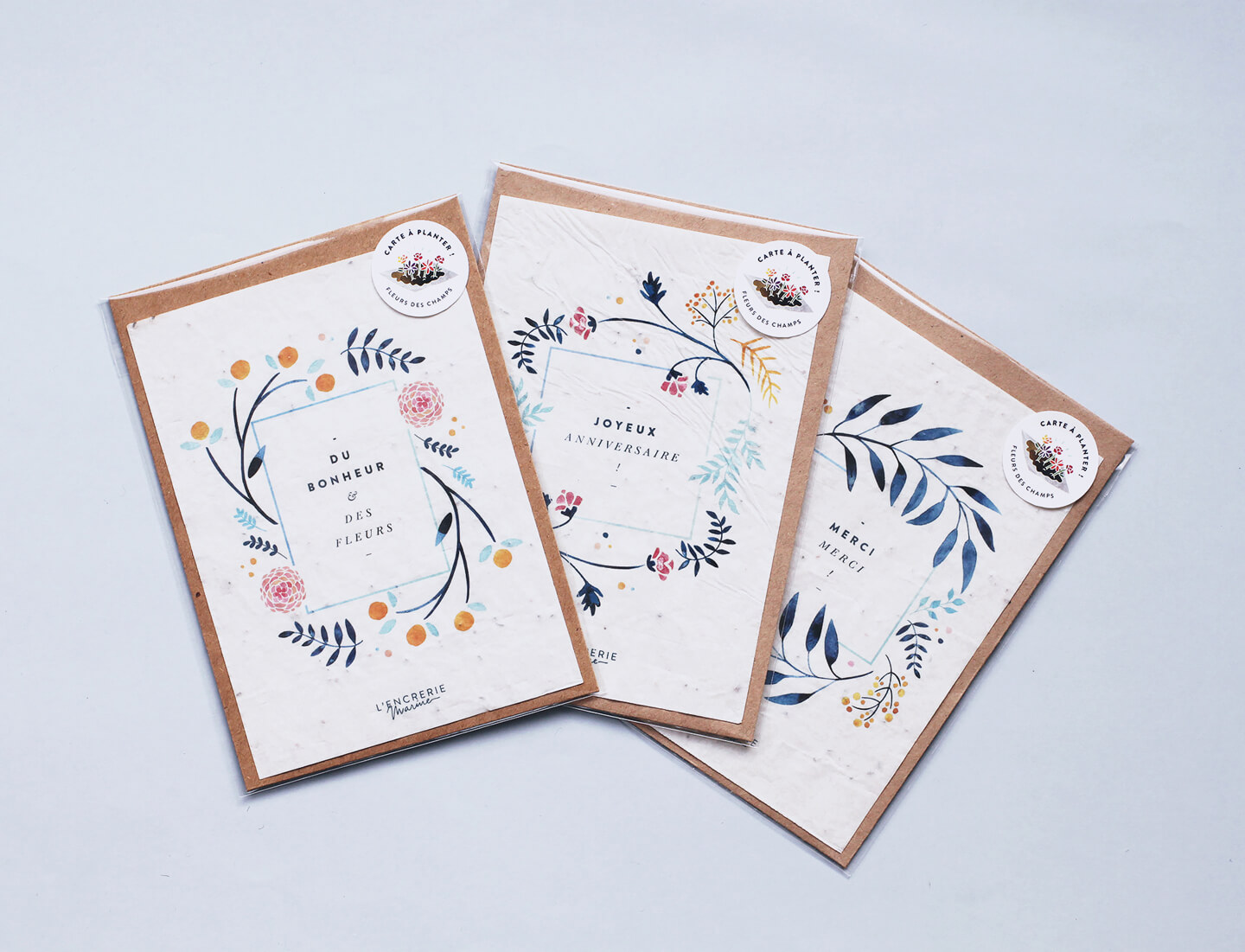 Carte A Planter Joyeux Anniversaire L Encrerie Marine Carte A Planter Joyeux Anniversaire L Encrerie Marine