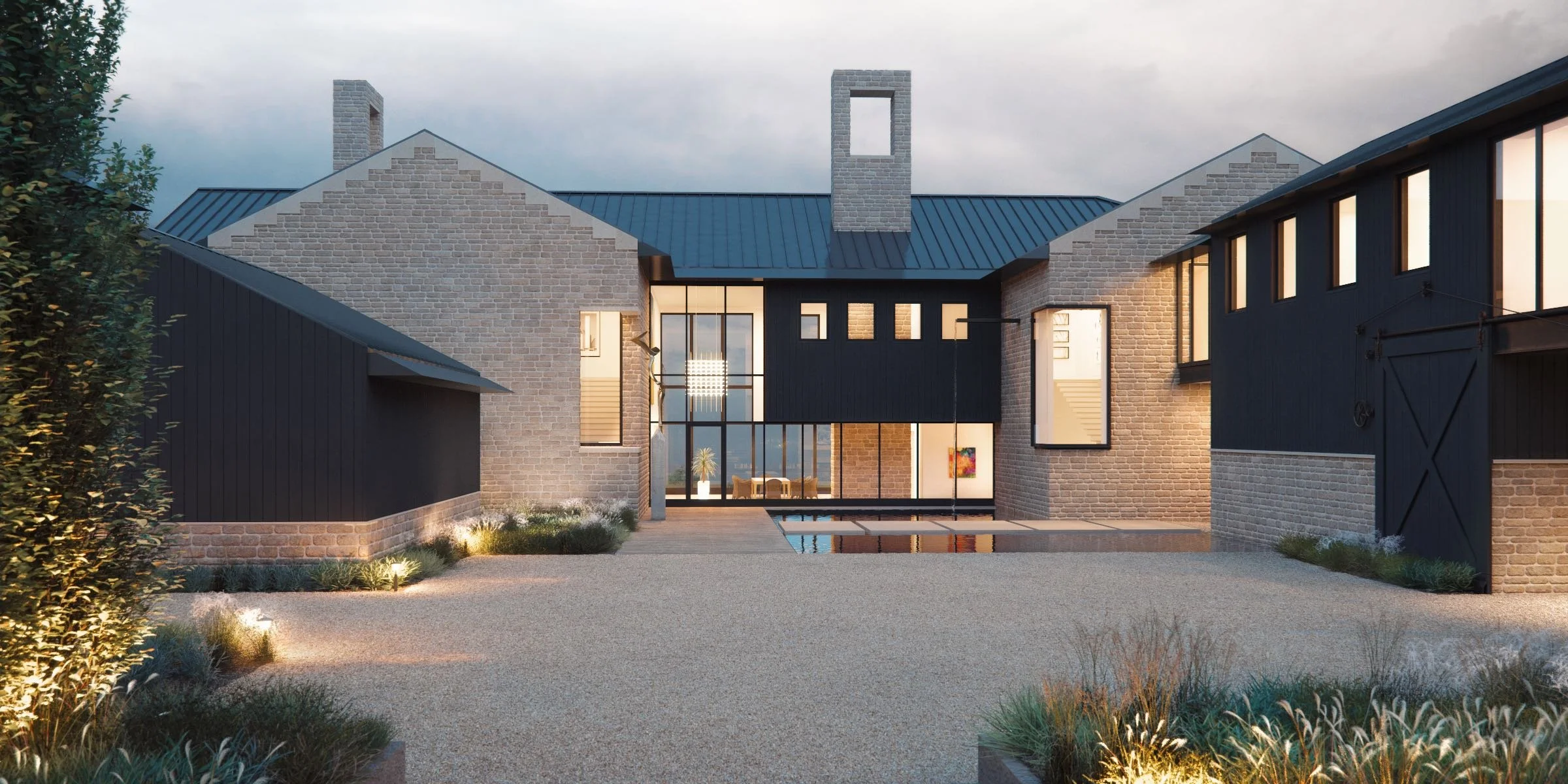 Mediterranean and modern home styles