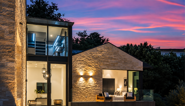 Luxury home architectural materials