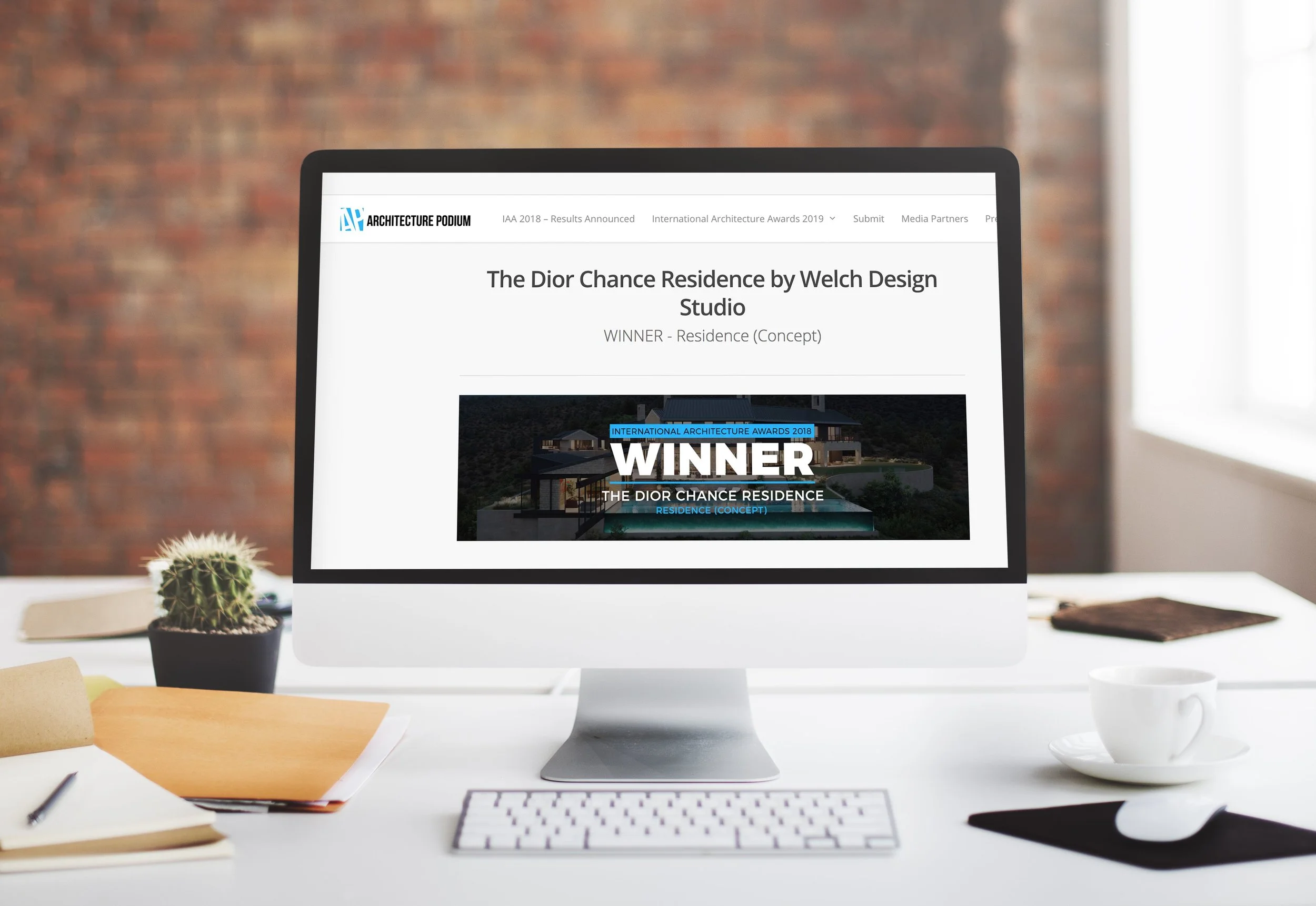 WELCH DESIGN STUDIO EARNS 2018 IAA AWARD