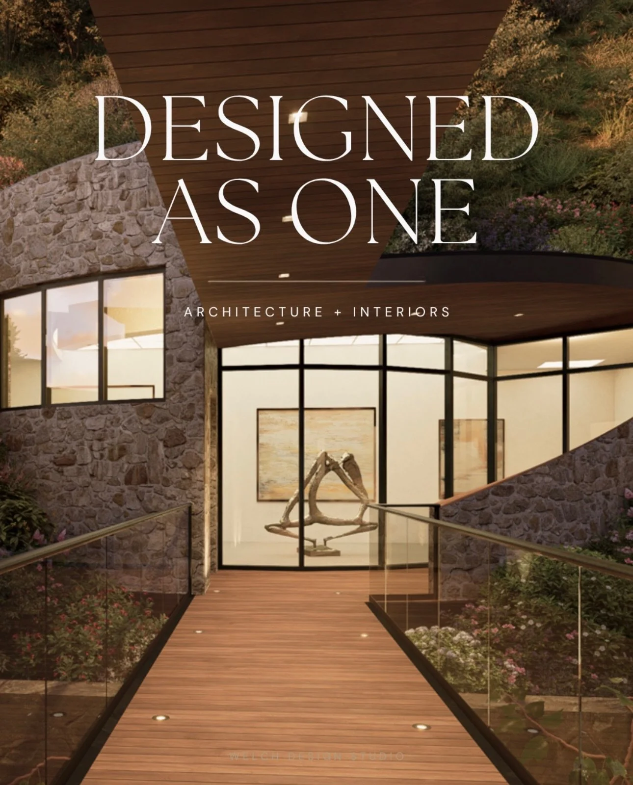 We design architecture and interiors as one.

Great architecture and interior design should feel connected.

From the proportions of a space to the materials, lighting, sightlines and smallest details, everything is designed to work together.
@welch_
