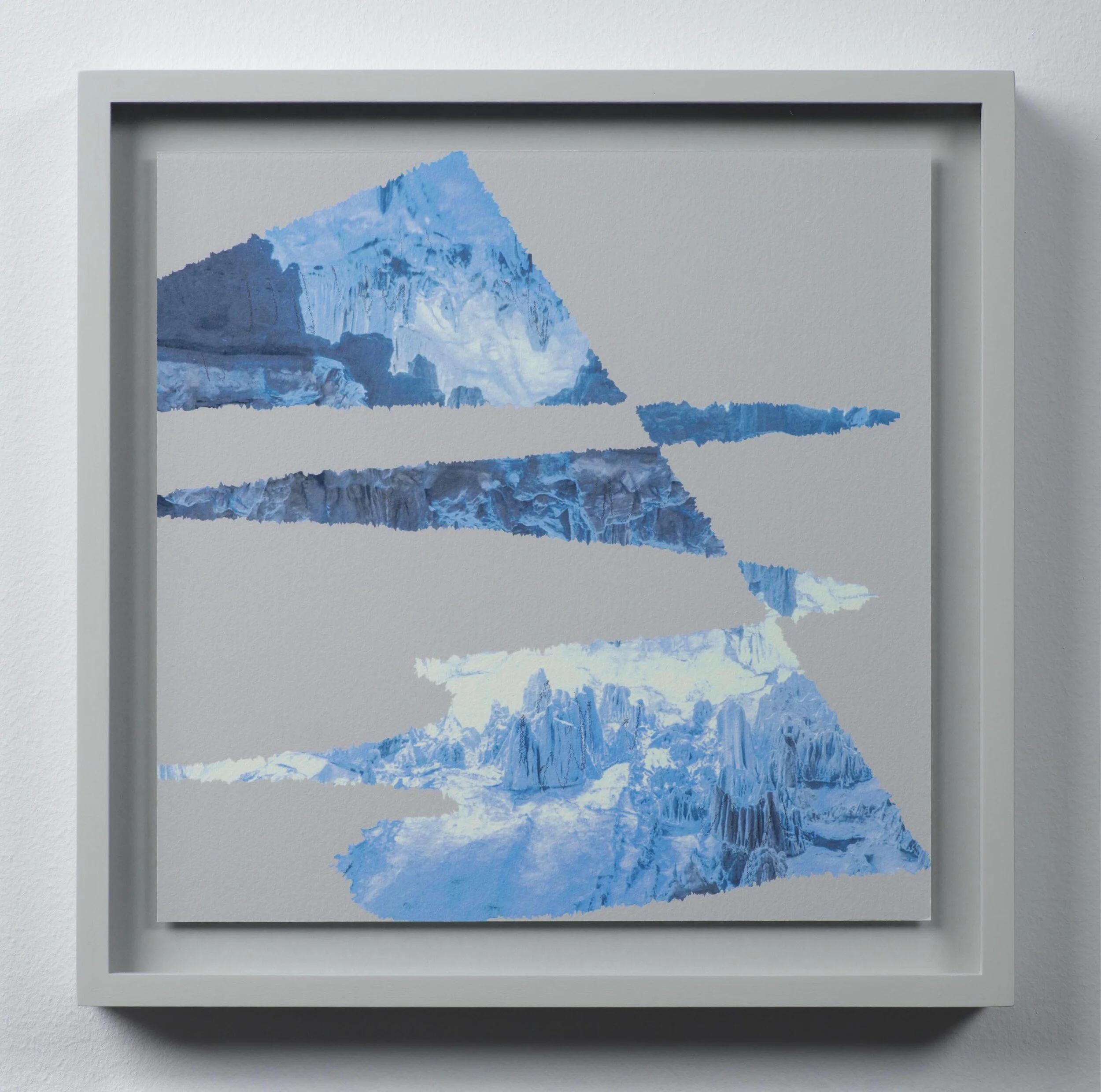 Vespertine (Ode to Twilight) / Part II,  2021  (Edition of 5 + 1 AP, framed, signed and numbered) Graphite, aquarelle, inkjet ink on 310 g/m Hahnemühle 30 x 30 cm (12 x 12 in )