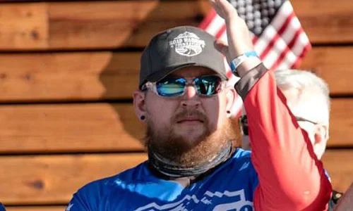 Jeremy served in the Army as an Infantrymen and was deployed to Afghanistan in October 2011 in support of Operation Enduring Freedom. In July 2012 he fell victim of Blue on Green attack when one of his Afghani counterparts opened fire on him and his comrades with a machinegun. He was shot a total of 13 times resulting in a single leg amputation, severe nerve damage in both arms rendering him incapable of walking with use of a walker and unable to utilize a wheel chair on his own. He also has lung issues from being shot and suffering collapsed lung. Jeremy is happily married and was recently presented with a Tank Chair by the Road Warrior Foundation.