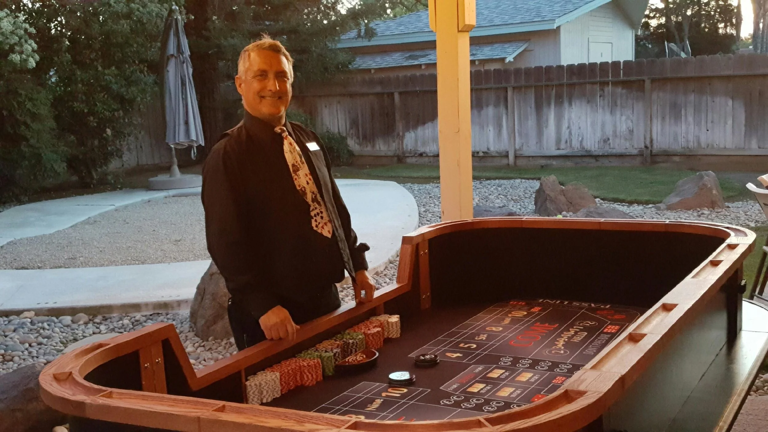 Backyard Casino Party