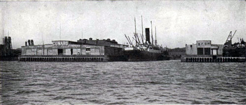 Cunard Wharf, East Boston, 1907