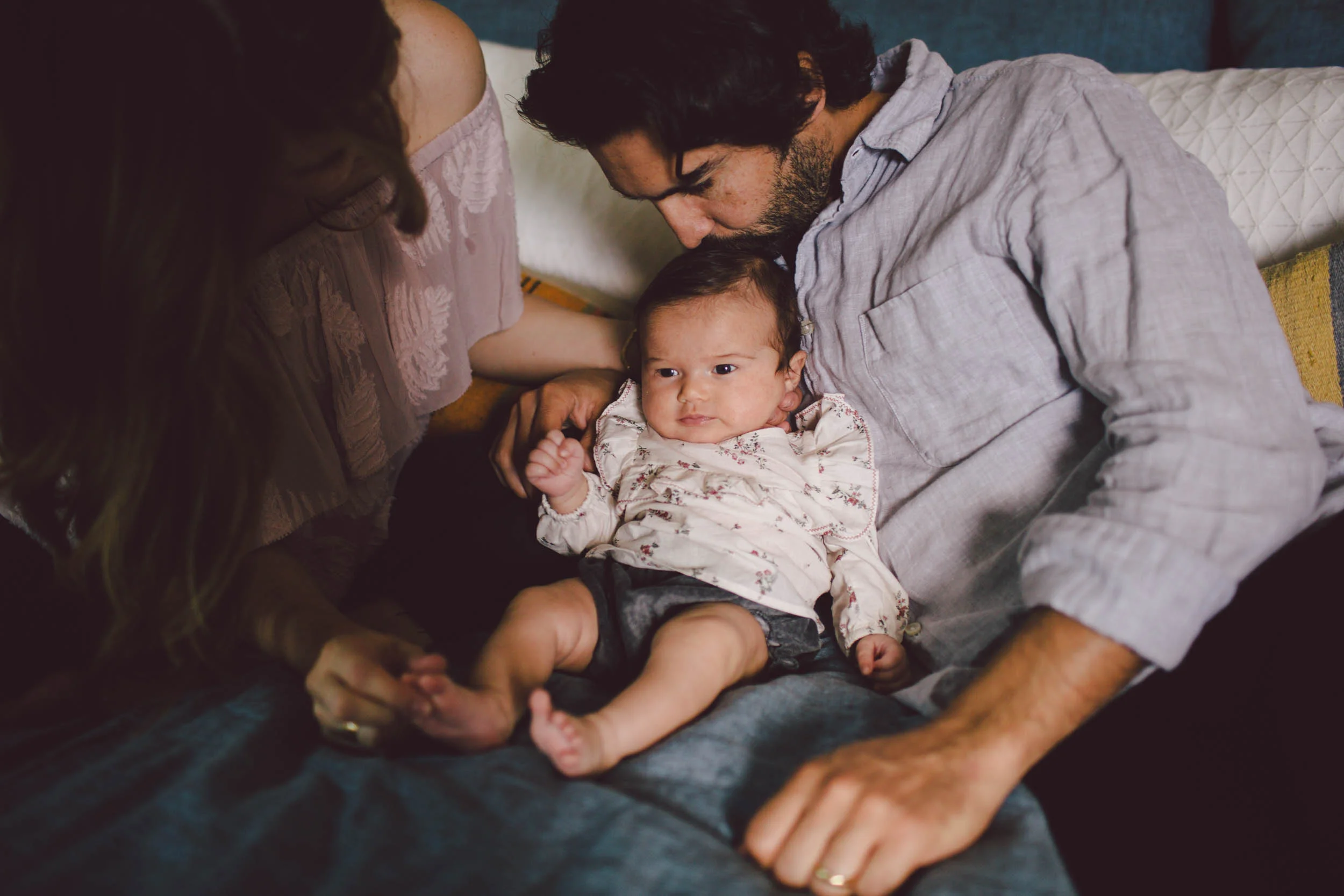 mar vista lifestyle newborn in home session
