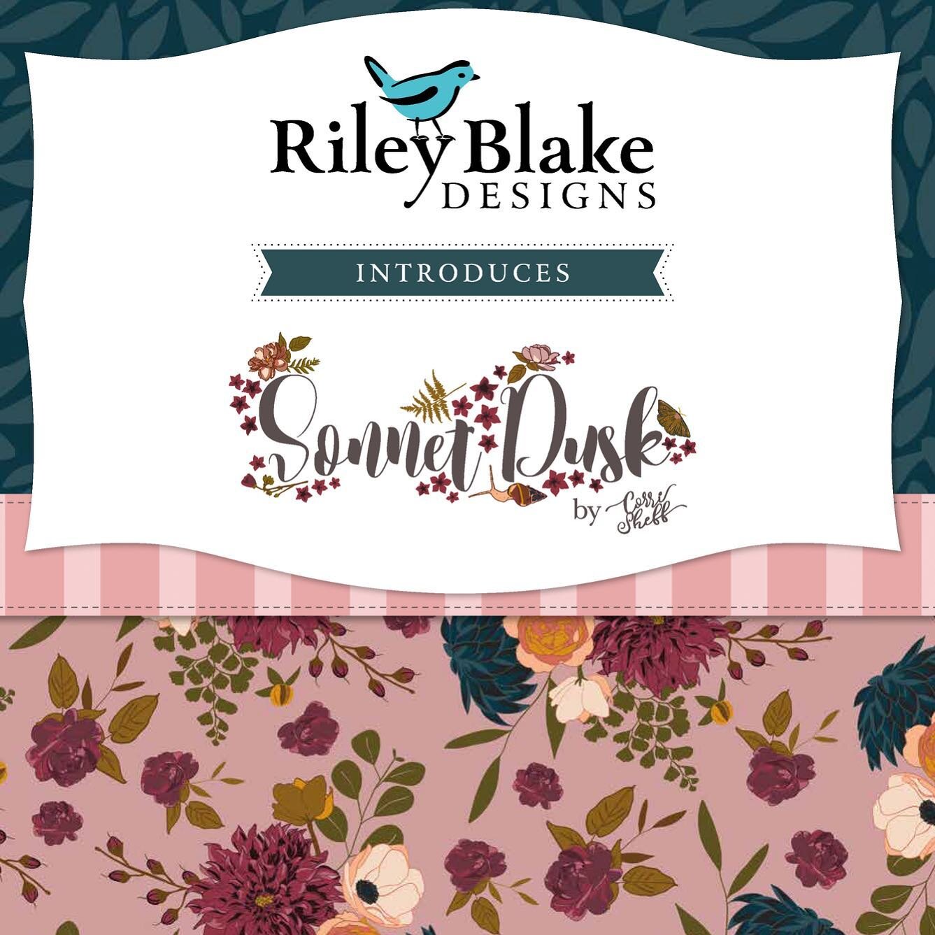 Today is the day!! I can't wait to show you my upcoming collection Sonnet Dusk at this year's Virtual Quilt Market with @rileyblakedesigns! I hope you'll tune in to this FB Event and join me! My collection showcase is scheduled for today at 12:30 pm 