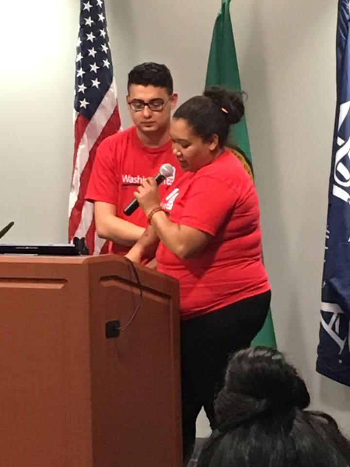  Tina shares with the Auburn City Council about how important it is for the immigrant community in Auburn for the council to pass a Sanctuary City Ordinance 